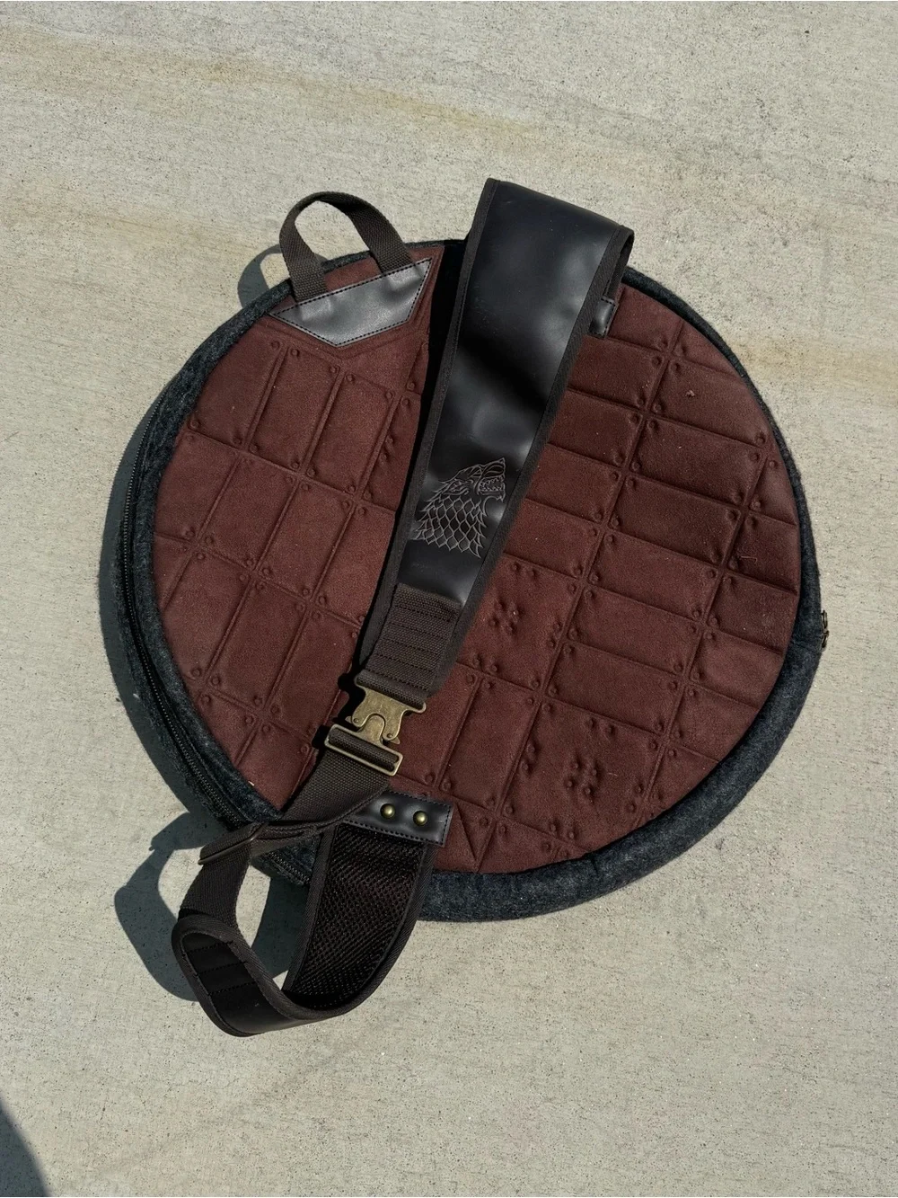 Thinkgeek round leather